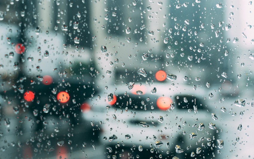 City Road Rain HD Background Download