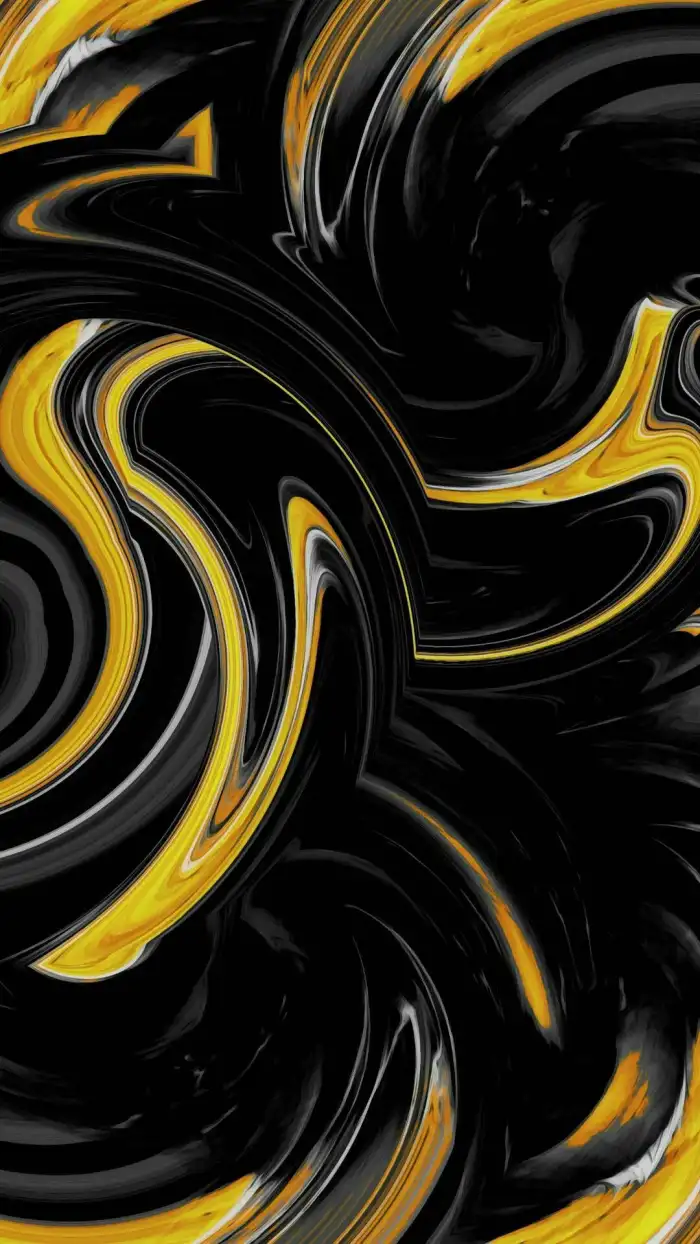 Close Up Of A Yellow And Black Design Background HD Wallpapers