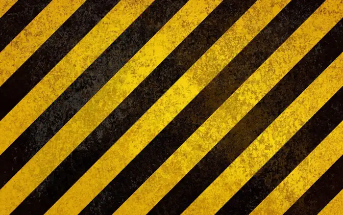 Close Up Of A Yellow And Black Striped Road Background HD Wallpapers