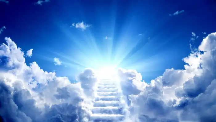 Cloud Heaven Stairs Sky Background HD Images Download