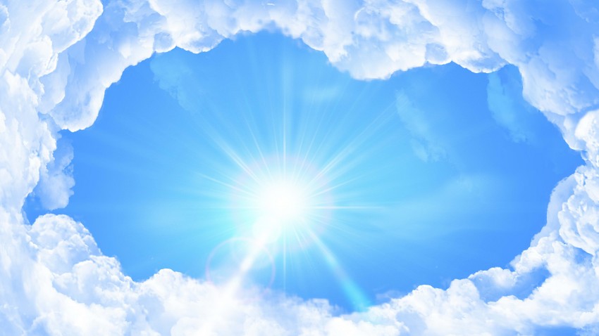 Cloud Sky Sun Light Background Full HD Download