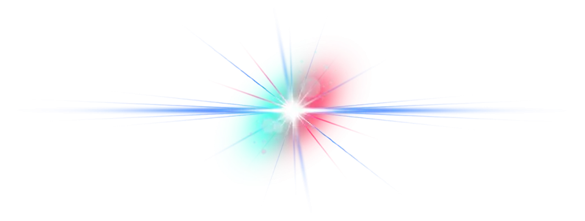 Colorful Realistic  Lens Flare PNG Transparent Background