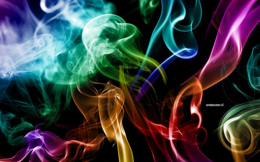 Colorful Smoke Background Wallpaper Full HD Free Download