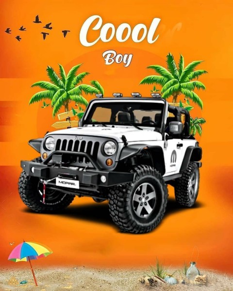 Cool Jeeep PicsArt CB Editing HD Background