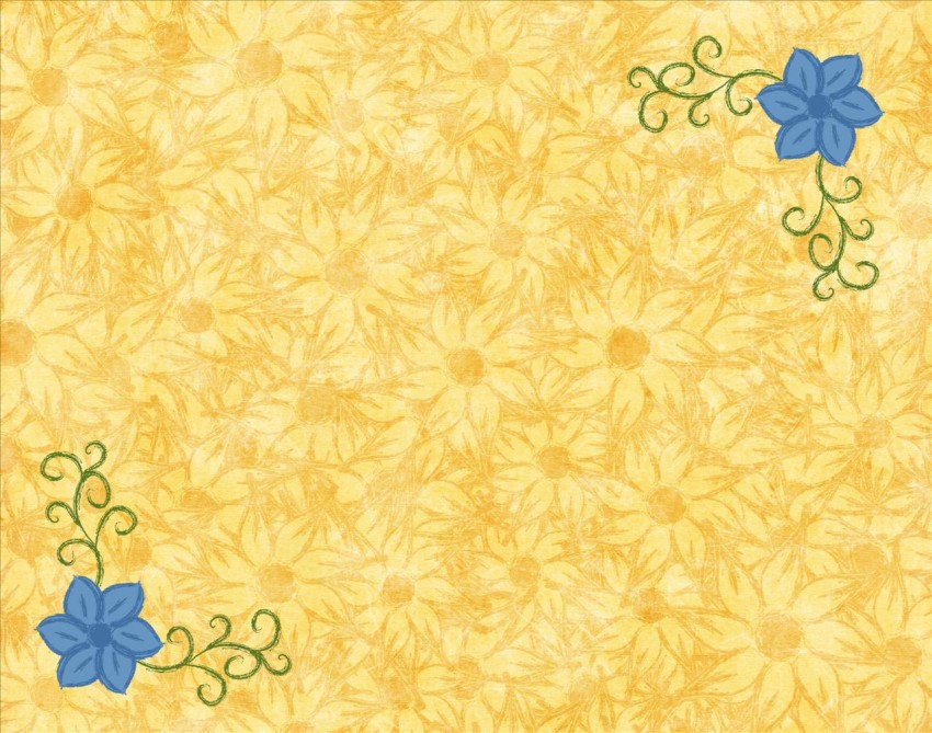 Cool Stylish New Yellow PowerPoint Background