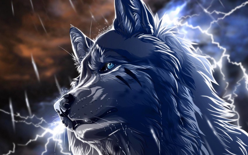 Cool Wolf Background Full HD Wallpaper Download