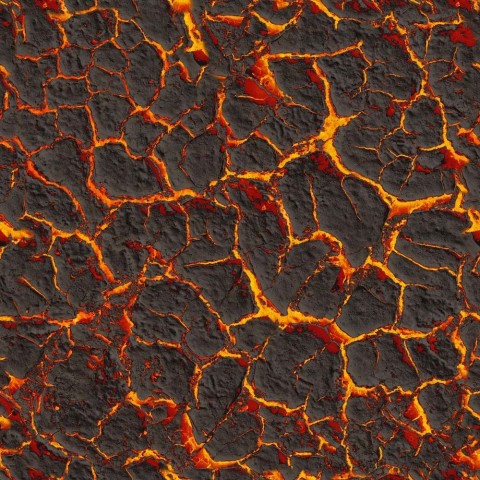 Cracked Lava Texture Background Wallpaper