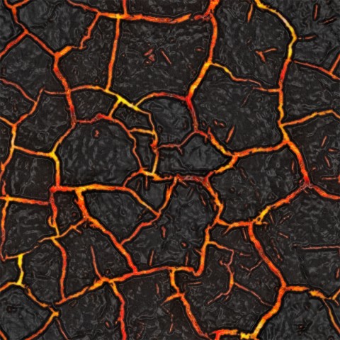 Cracked Lava Texture Background Wallpaper