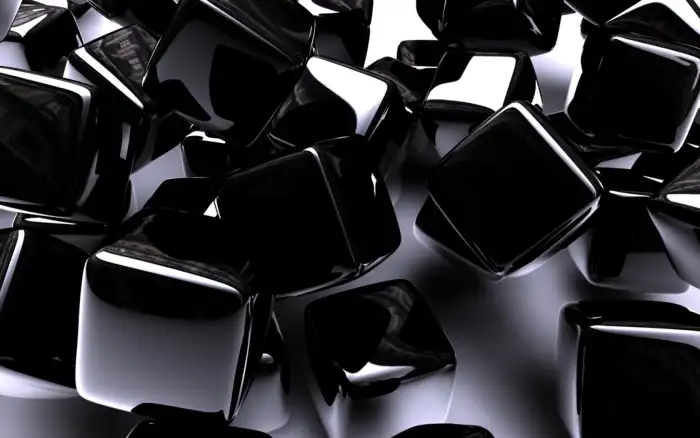 Cube Black Shiny Background Free Download Images