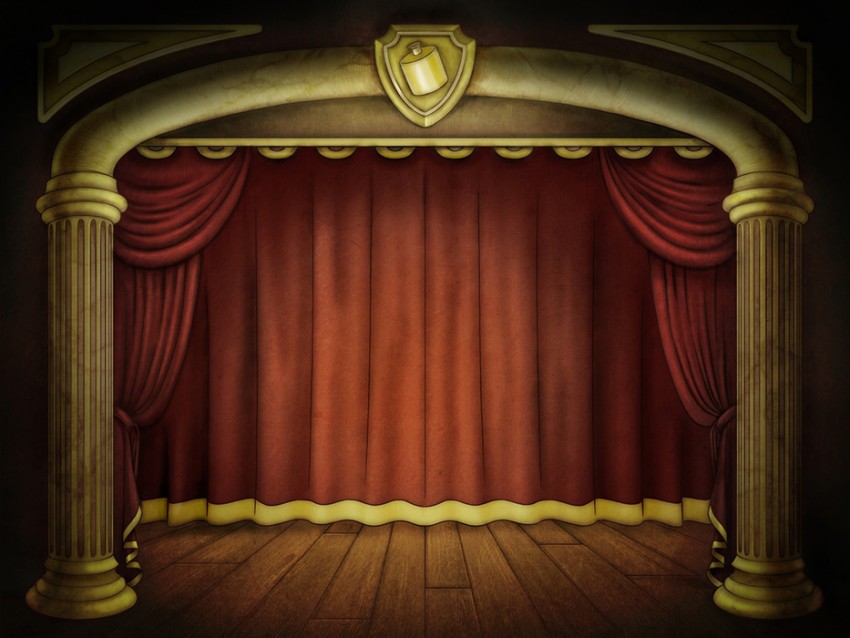 Curtain PowerPoint Background Images Full Hd