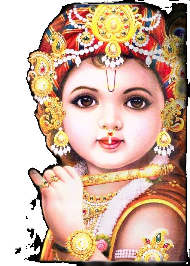 Cute Baby Krishna PNG Images HD Free Download