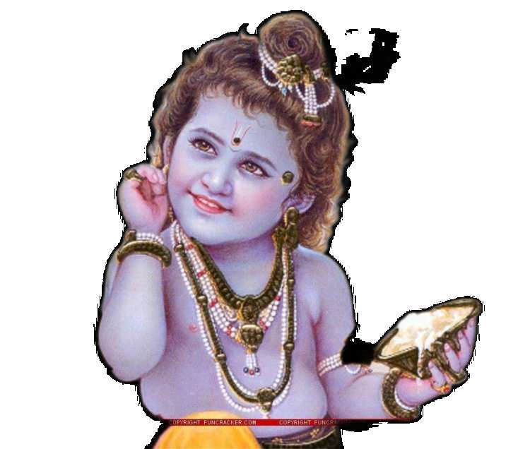 Cute Baby Lord Krishna PNG Images HD Free