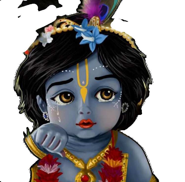 Cute Bal Gopala Krishna PNG Images HD Free Download