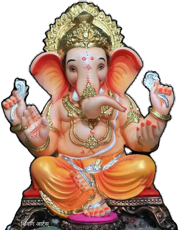 Cute Ganesh Ji Small Statue PNG Images Download Free