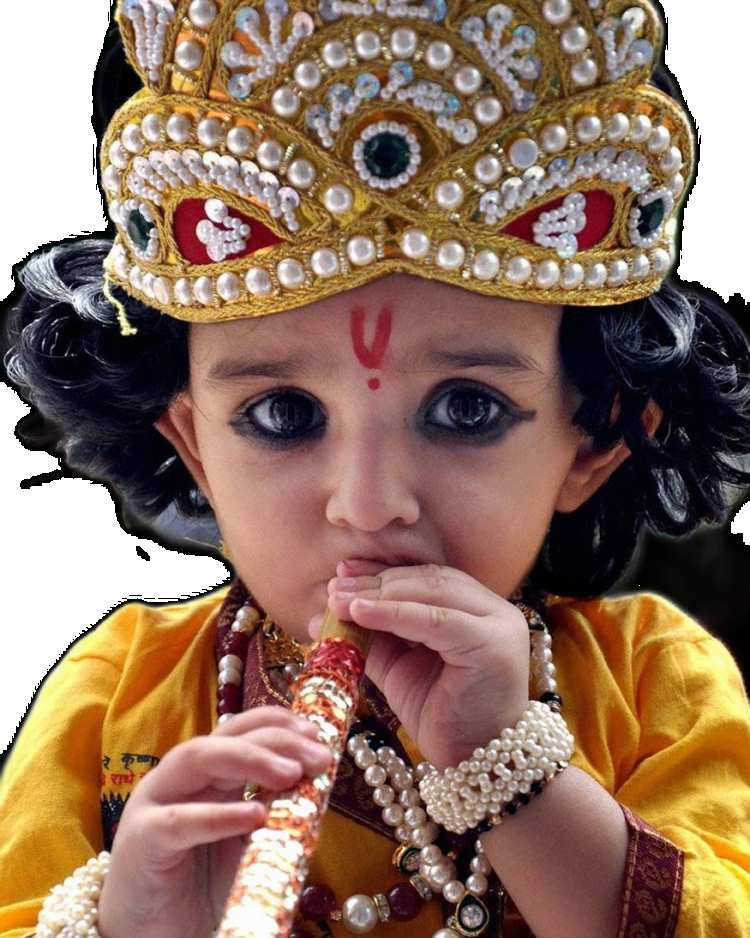 Cute Real Baby Krishna PNG Images HD Free Download