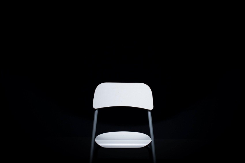 Dark Alone Chair HD Background Wallpaper Pic