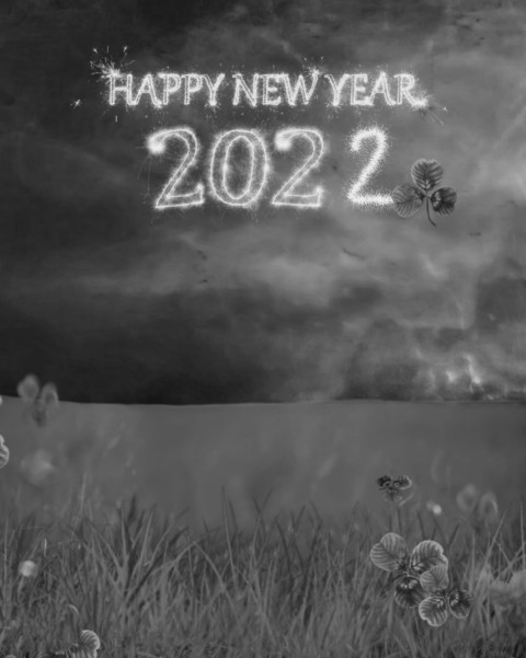 Dark Happy New Year 2022 CB PicsArt Editing Background (