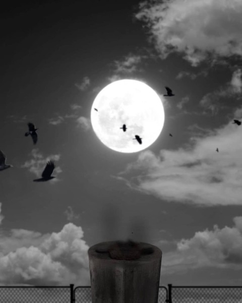 Dark Moon PicsArt CB Editing Background HD Download