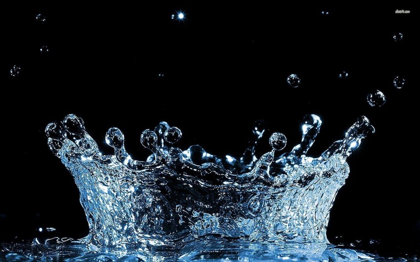 Dark Water Splash HD Background Wallpaper