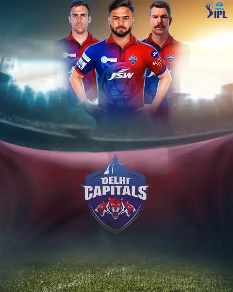 Delhi Capitals IPL Editing Background HD Download