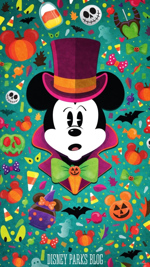 Disney Halloween Phone Mobile Wallpaper HD