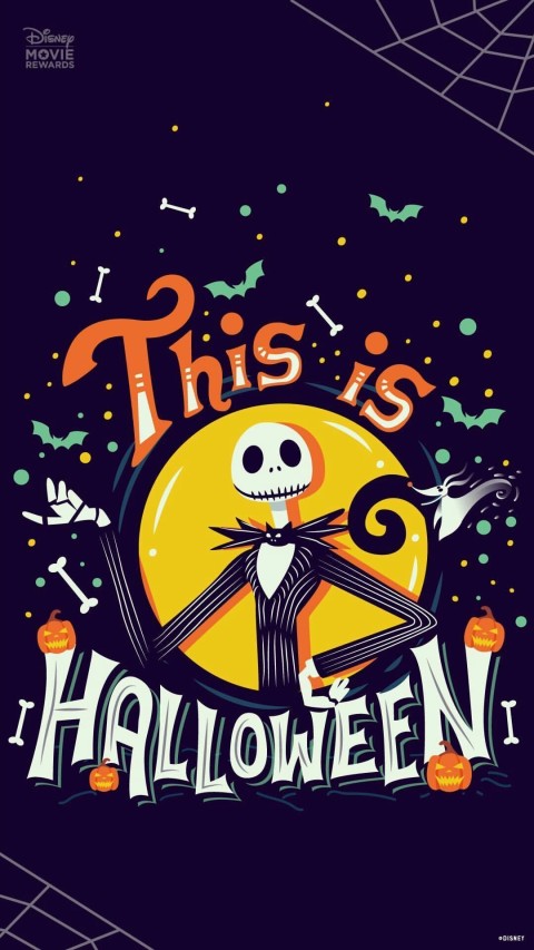 Disney Halloween Phone Mobile Wallpaper HD