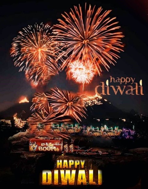 Diwali CB Photo Editing Fireworks Background  Full HD