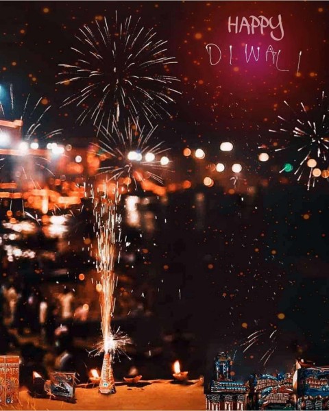 Diwali CB Photo Editing Fireworks Background  Full HD