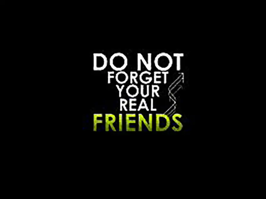 Do Not Forget Friend English Hindi Text PNG Images Download