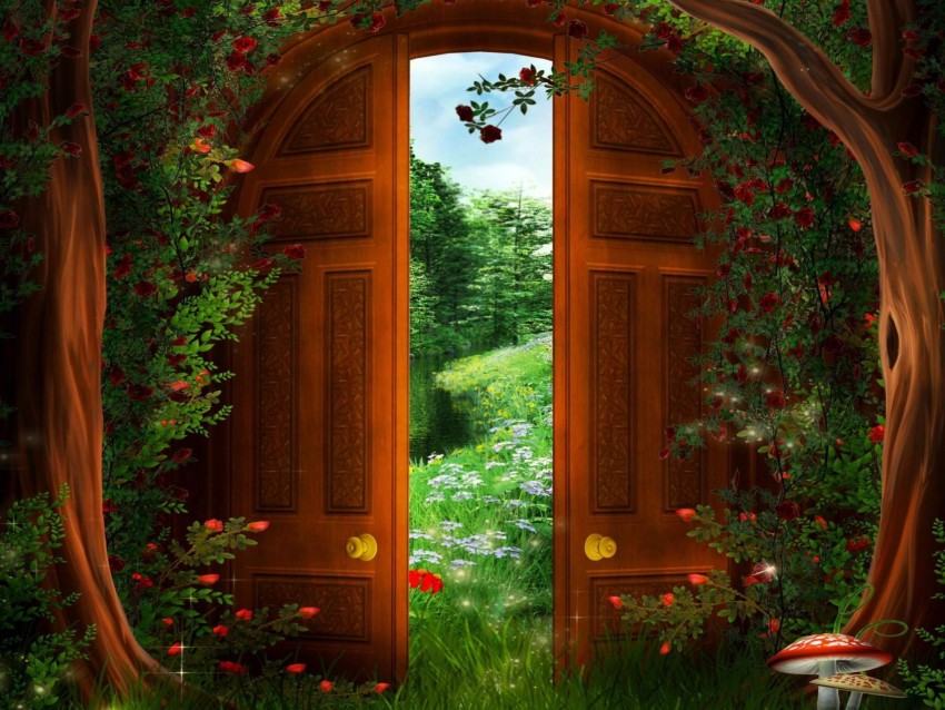 Door HD Background Wallpaper Image