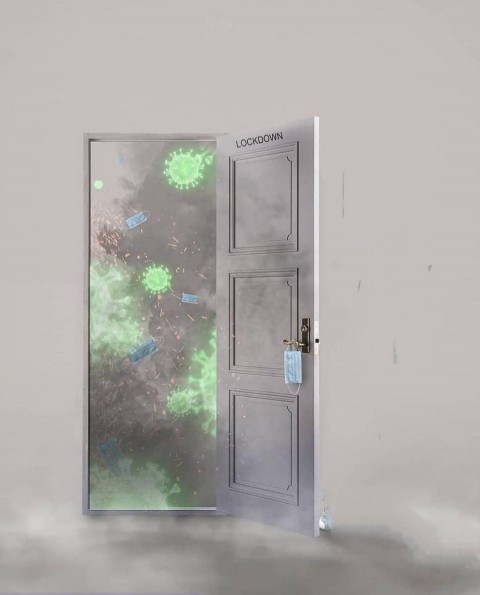 Door Virus PicsArt Editing Background HD