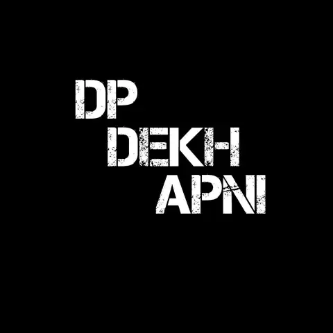 DP Dekha APni English Hindi Text PNG Images Download