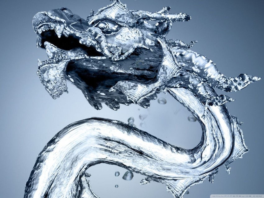 Dragon Water Background Full HD Download Free