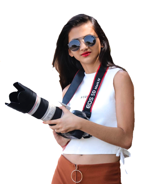 DSLR With Girl PNG Images Download