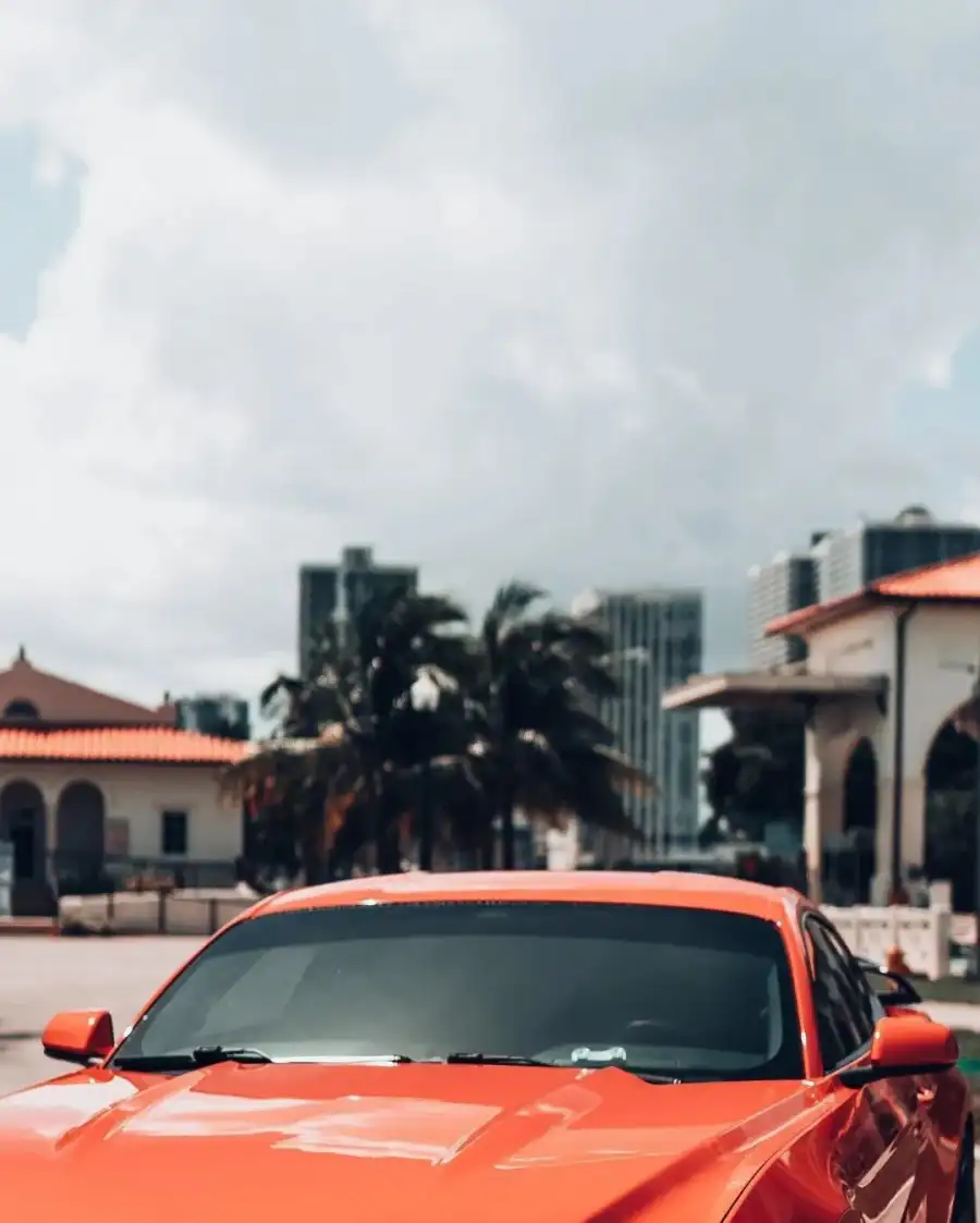 Editing Car Parked In Front Of A Building Background