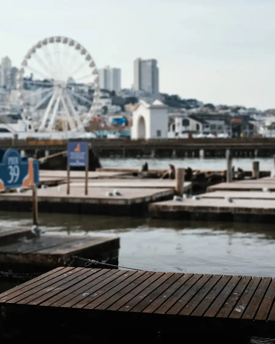 Editing Ferris Wheel By A River Background