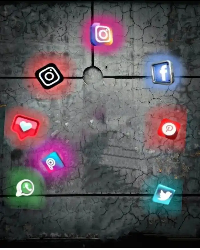 Editing Social Medai Wall  Background