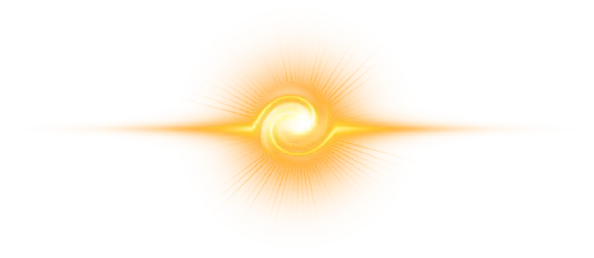 Electric Fire Lens Flare PNG Yellow Background