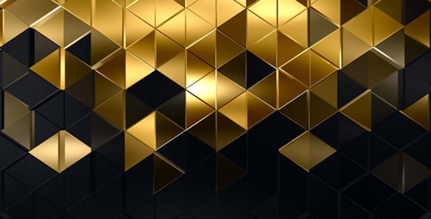 Elegant Black And Gold PowerPoint Background