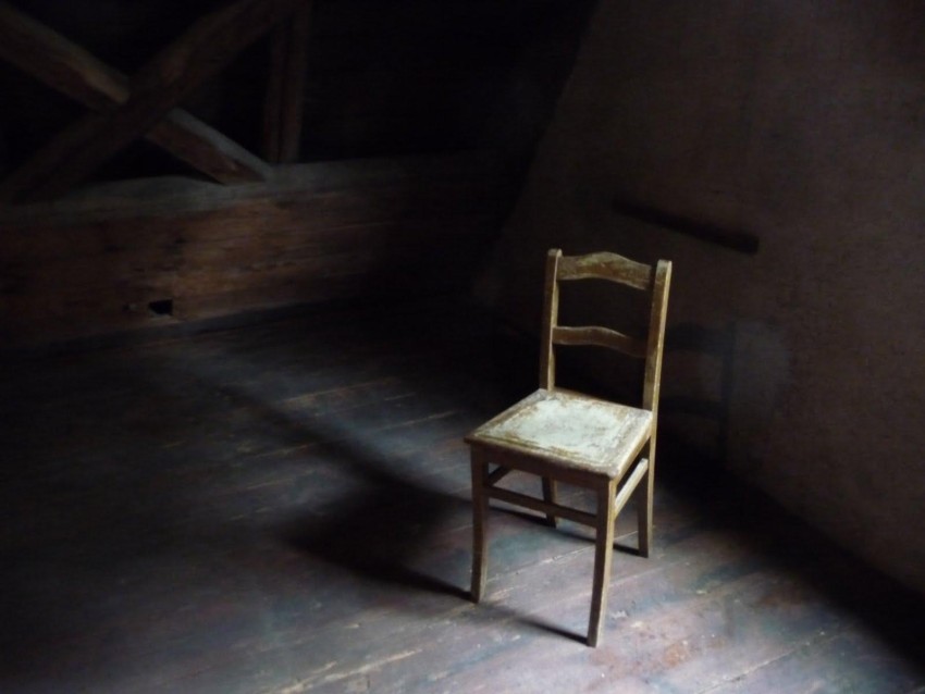 Empty Chair Dark HD Background Wallpaper Download