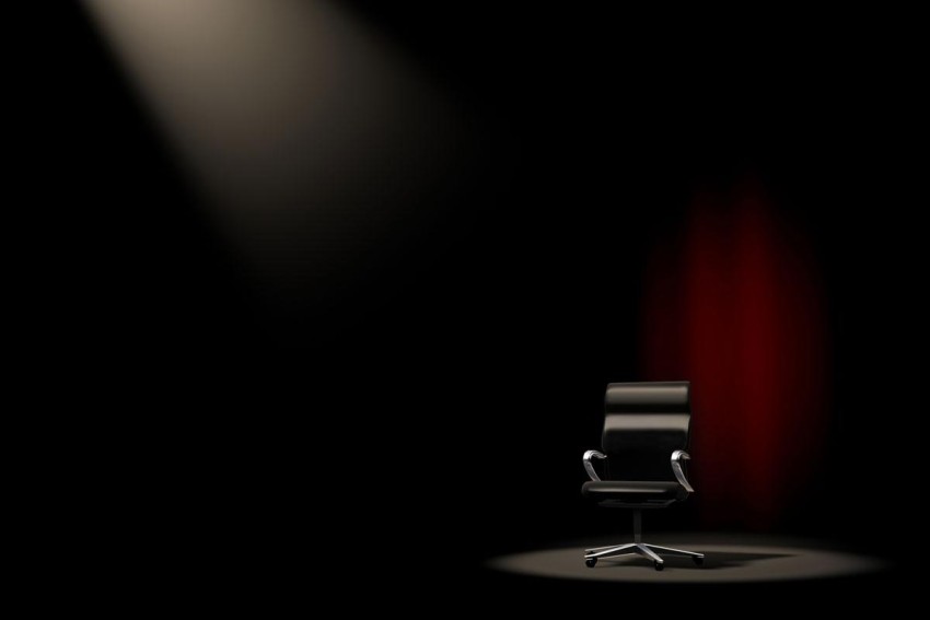 Empty Chair Dark HD Background Wallpaper Download