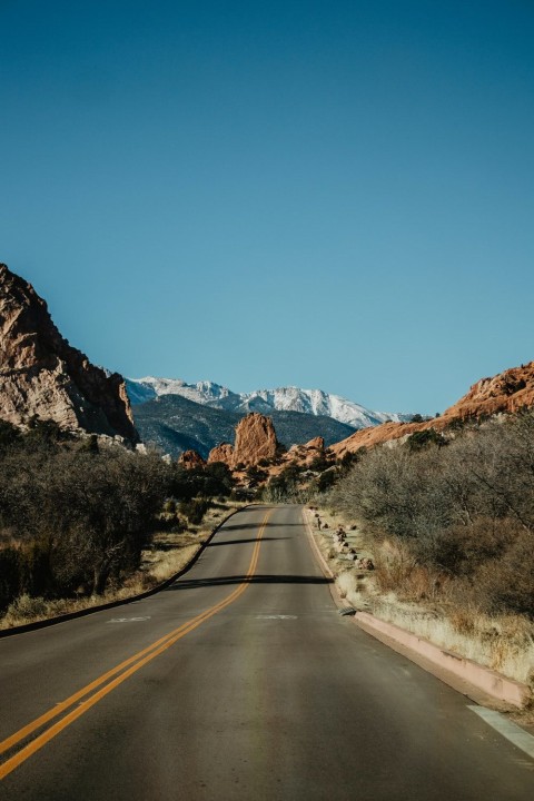 Empty Long Road Background HD Background Free