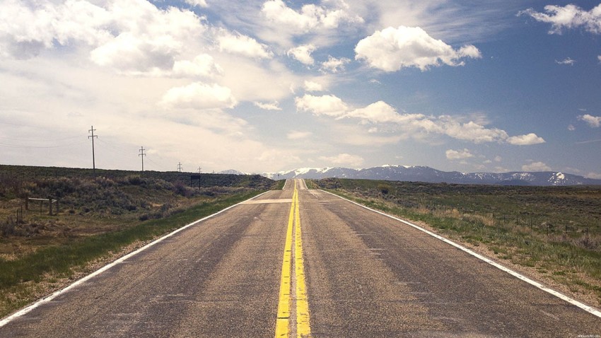 Empty Road Cloud Sky Photoshop Background HD Background Free