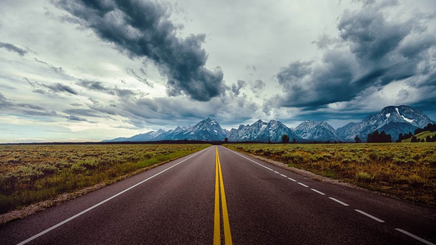 Empty Road Cloud Sky Photoshop Background HD Background Free