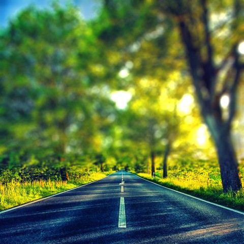 Empty Road Editing Background HD Background