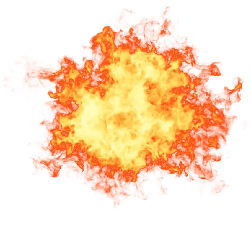 Explosion Circle Round Fire PNG  HD Background