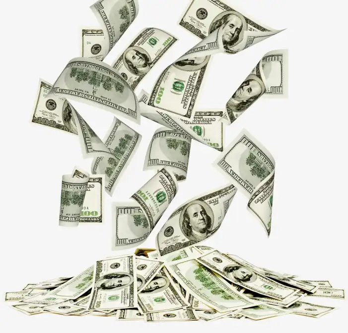 Falling Dollar Money Background Images