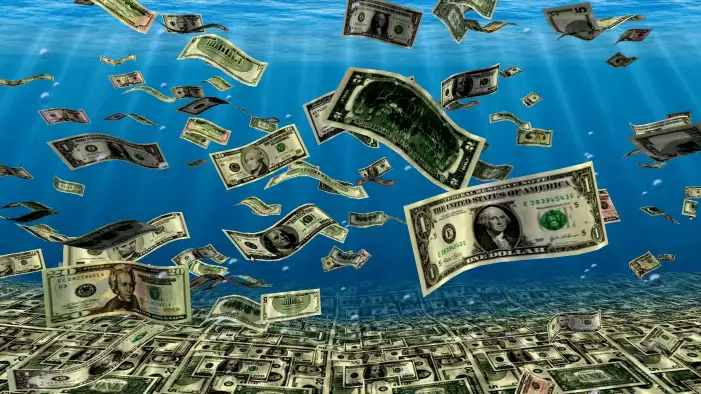 Falling Dollar Money Background Images