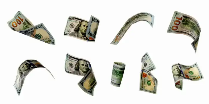 Falling Dollar Money Background Images