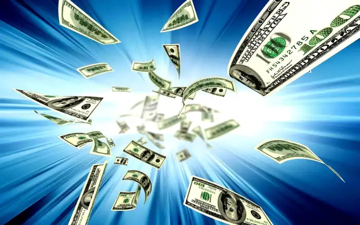 Falling Dollar Money Background Images